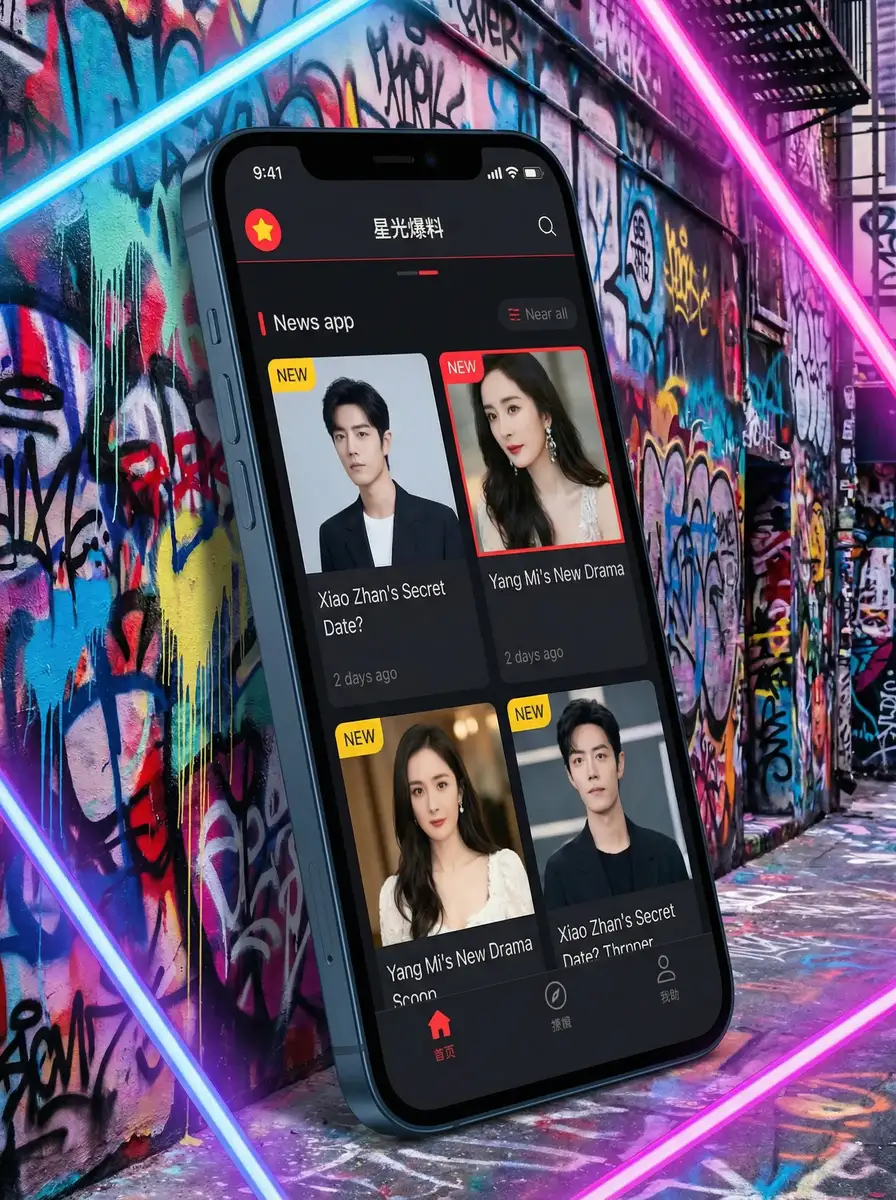 忘忧草在线社区日本韩国 APP界面展示 - 掌上吃瓜神器